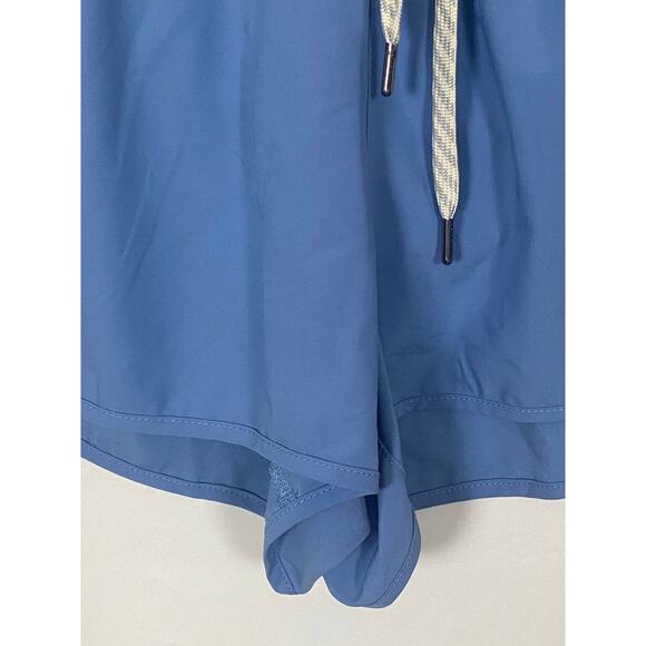 Vuori Clementine Short Elastic Waist Running Jogging Blue Size M Flaw - Picture 7 of 11